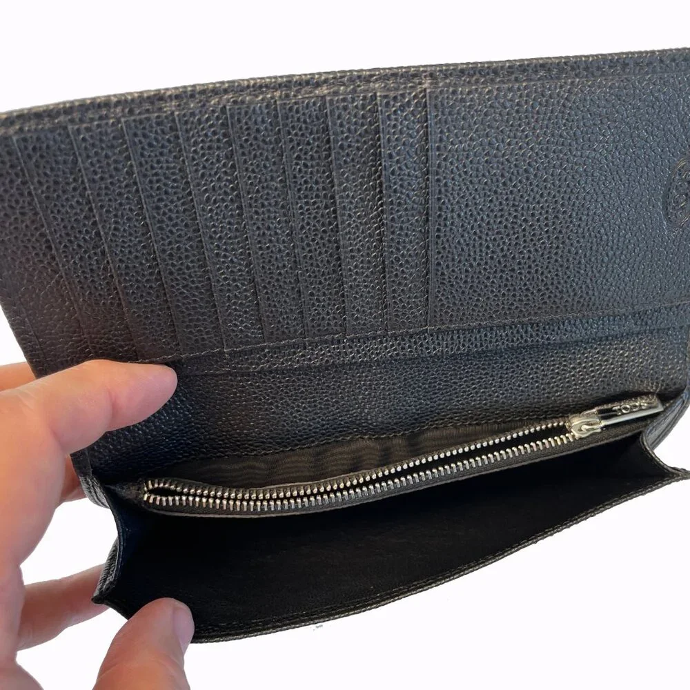 Tod's Italy Black‎ Vest Pocket Wallet Nuova Collection, XAMACHB7300GFI00V1